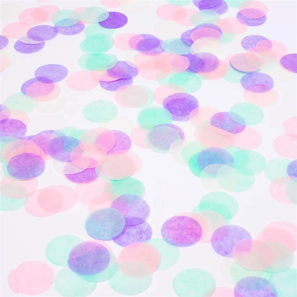 Paper Confetti Round Tissue Confetti Paper Confetti For Balloon, Wedding, Holiday, Birthday